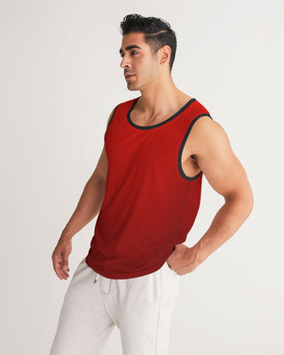 SOUL-VERVE Men's All-Over Print Sport Tank